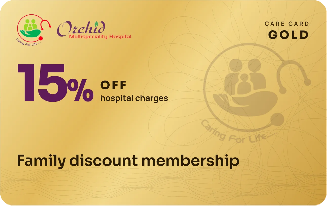 Orchid Gold Care Card — 15% off hospital charges