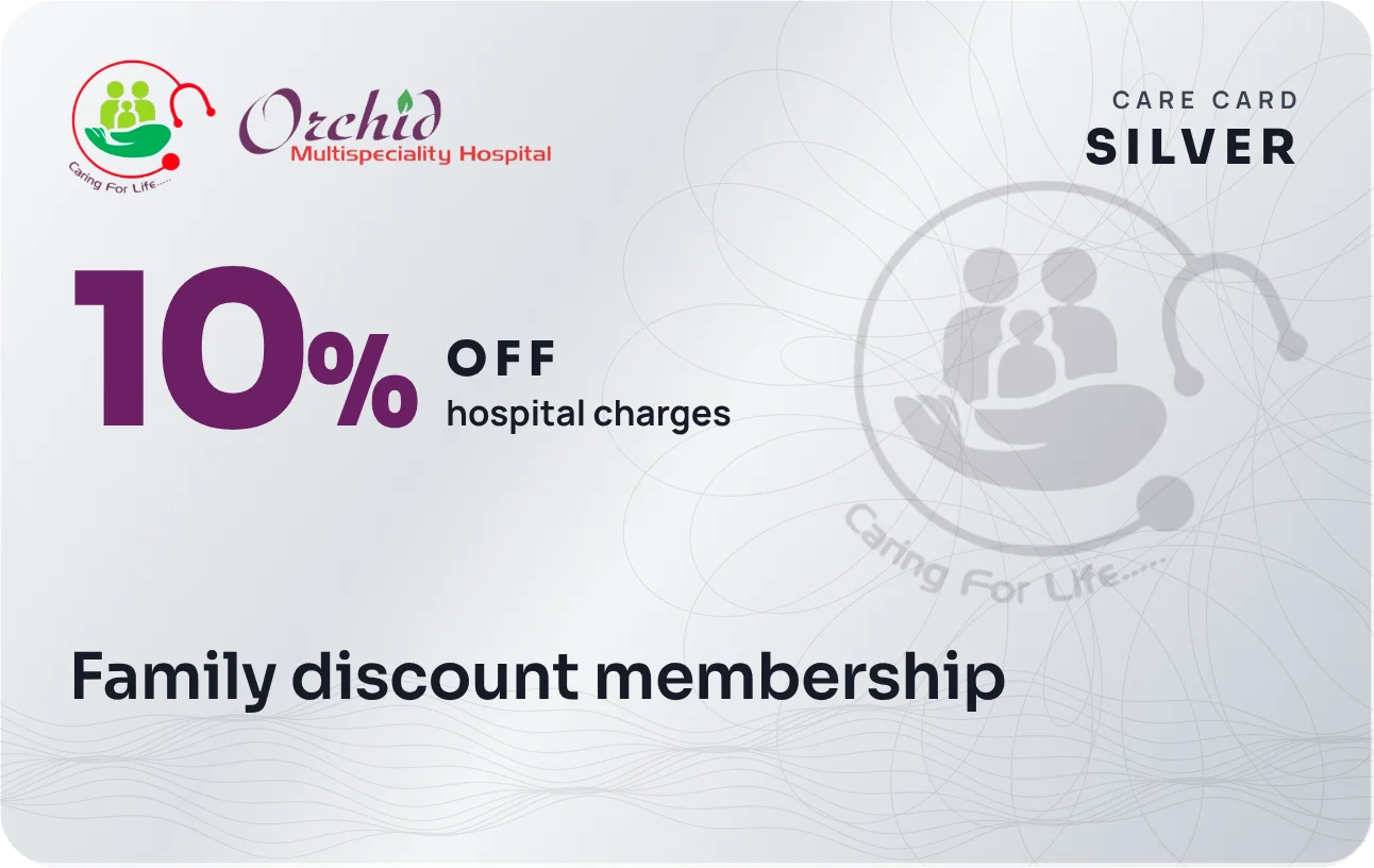 Orchid Silver Care Card — 10% off hospital charges
